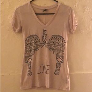 Elephant love tee shirt